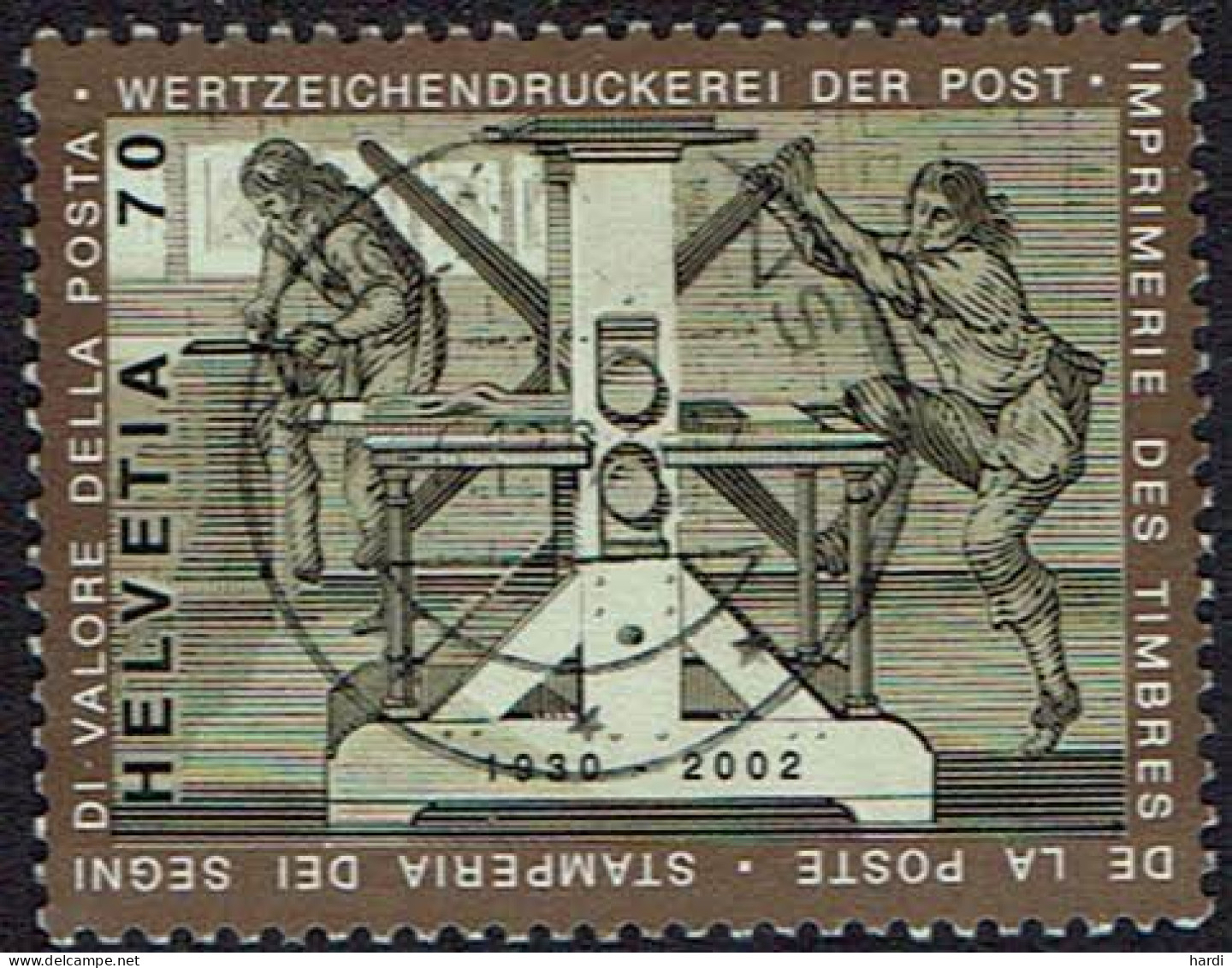 Schweiz 2002, MiNr.: 1807, Gestempelt - Usati