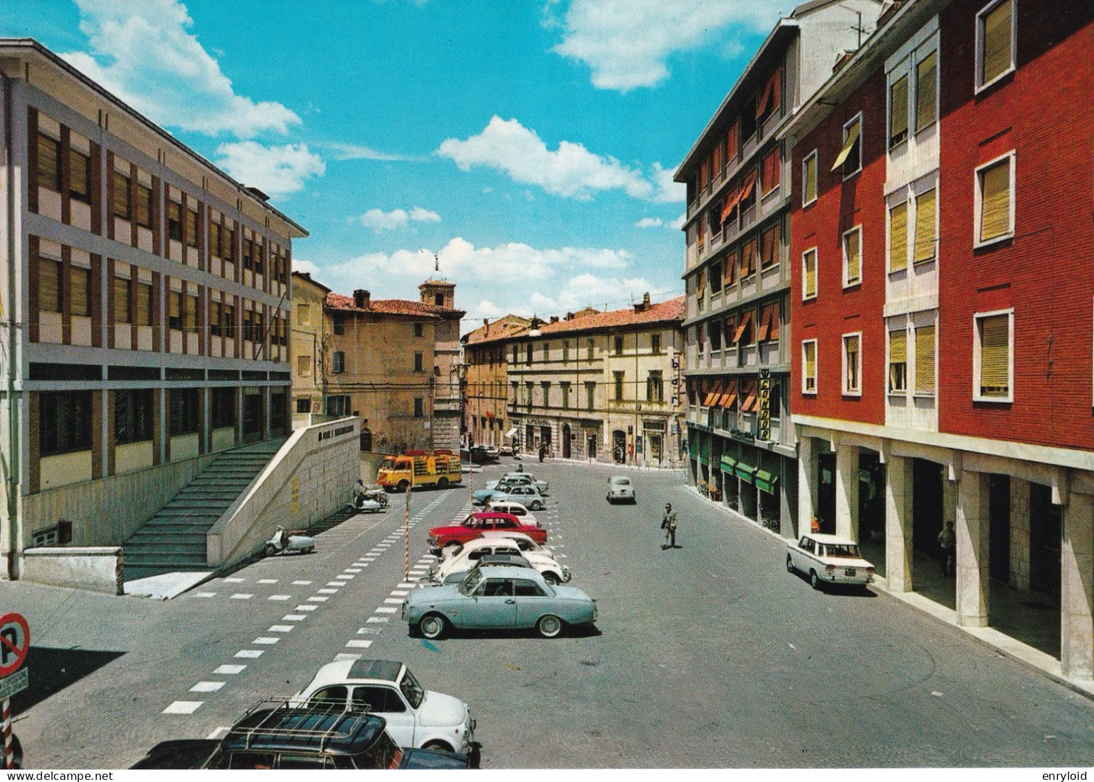 Fabriano Corso Della Repubblica E Palazzo Delle Poste - Other & Unclassified