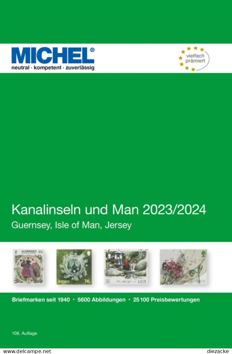 Michel Katalog Kanalinseln Und Man 2023/2024 (E 14) Portofrei In Deutschland! Neu - Groot-Brittanië