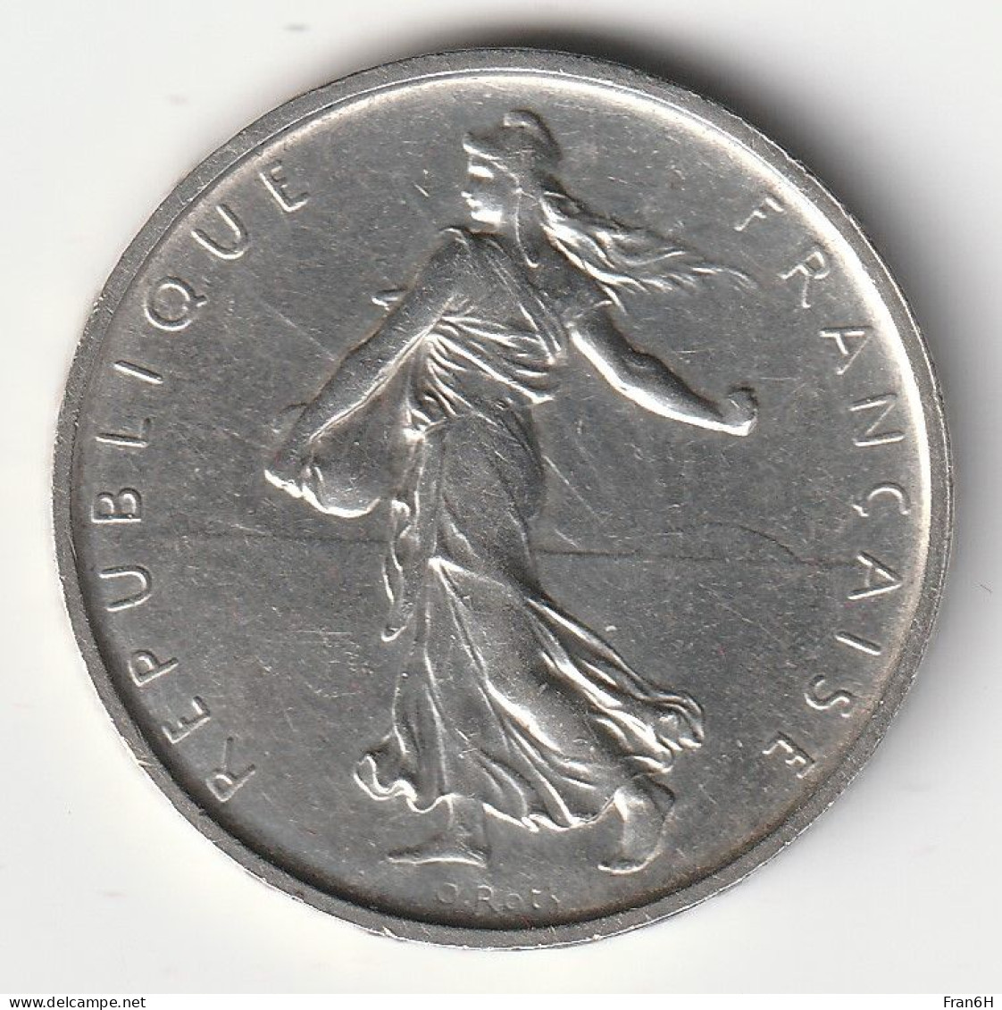 5 Francs Argent 1967 - Silver - - 5 Francs