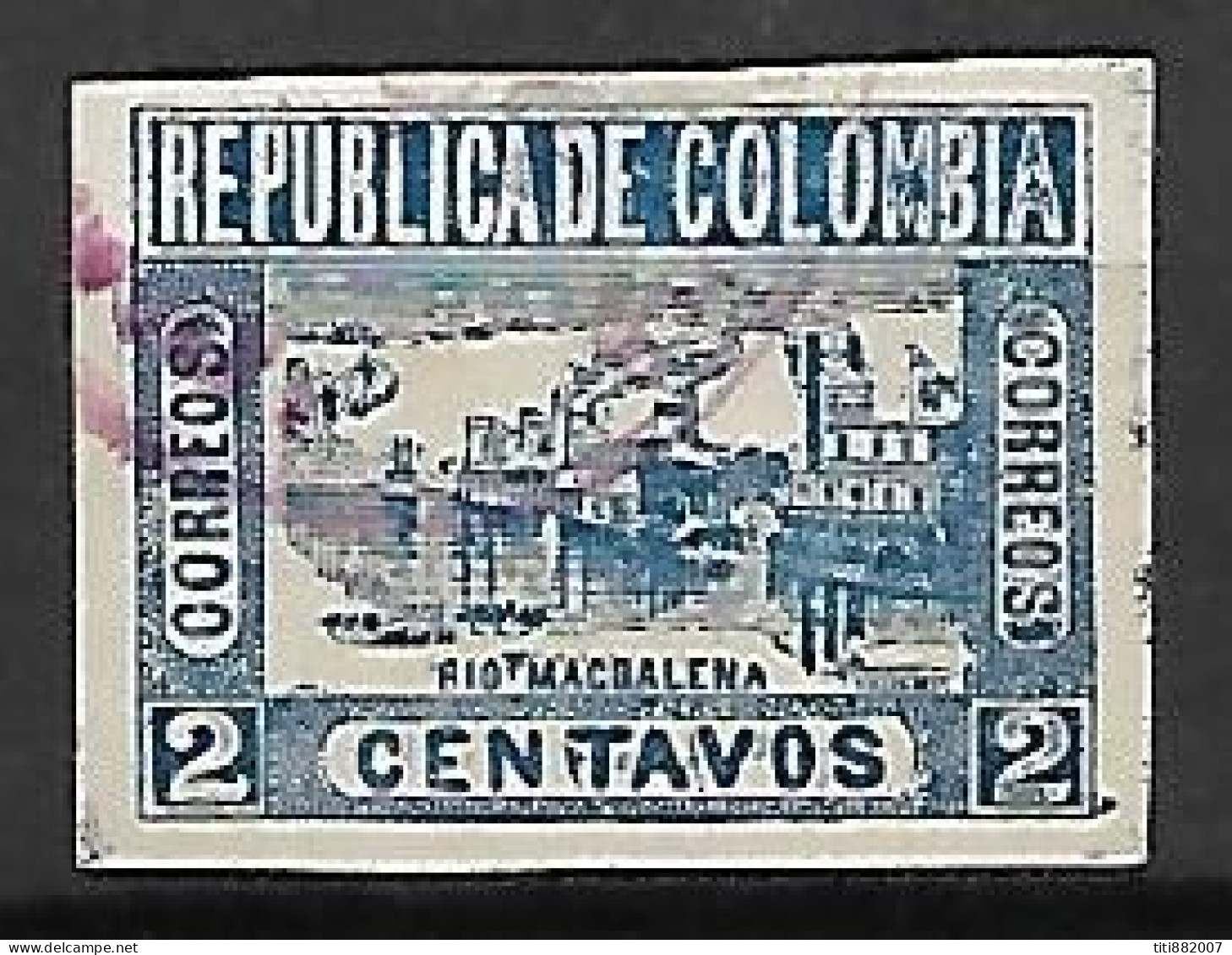 COLOMBIE   -   1902.   Y&T N° 138 Oblitération Rouge - Colombia