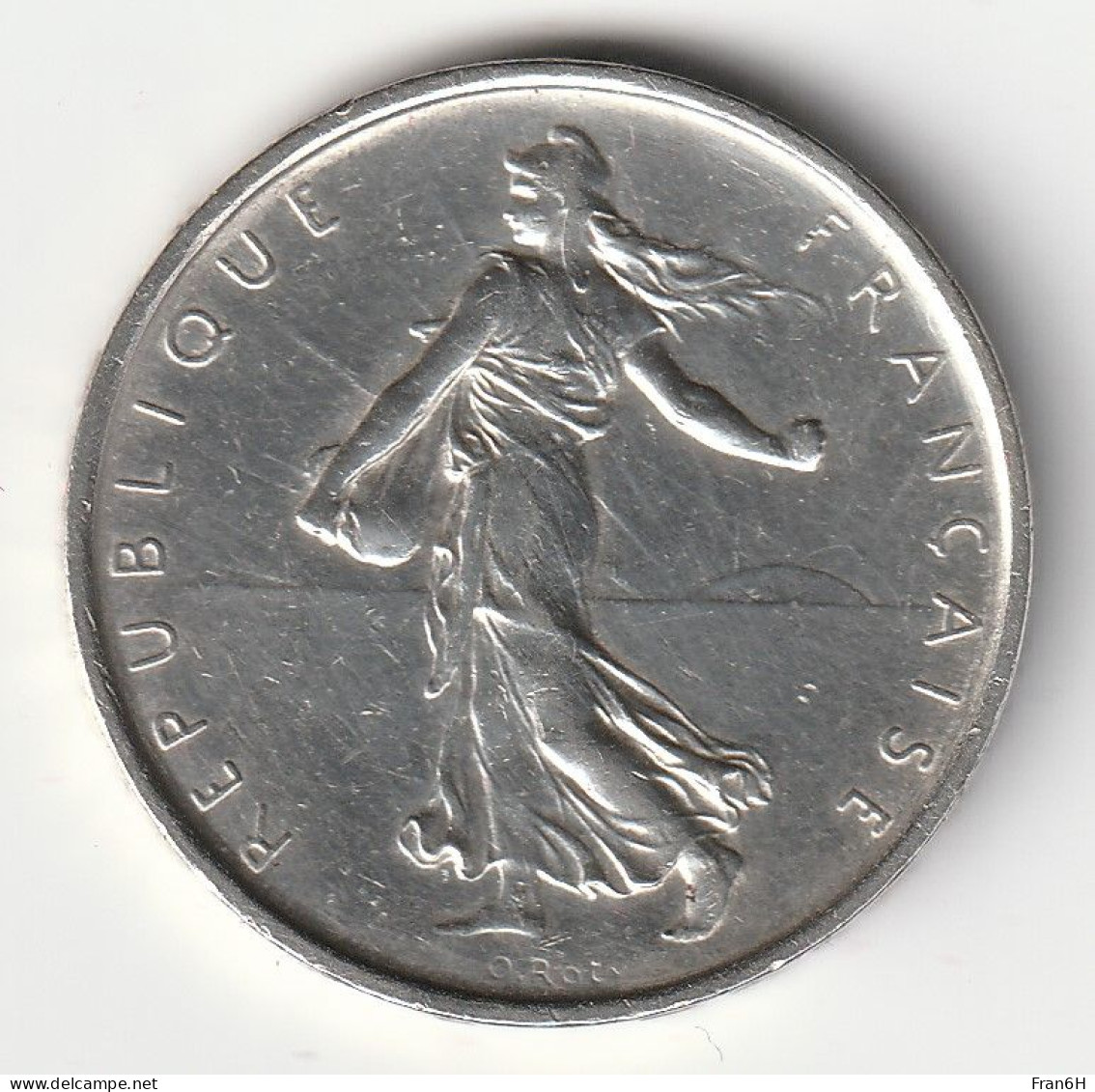 5 Francs Argent 1968 - Silver - - 5 Francs