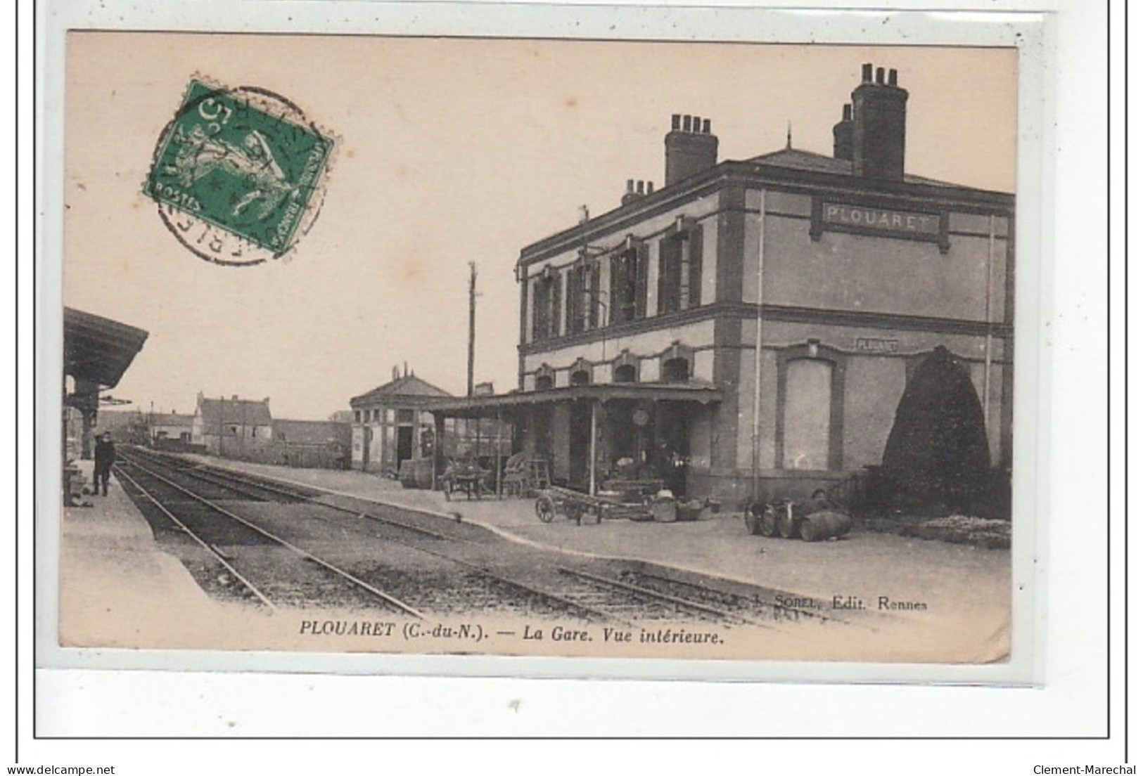 PLOUARET - La Gare, Vue Intérieure - Très Bon état - Plouaret