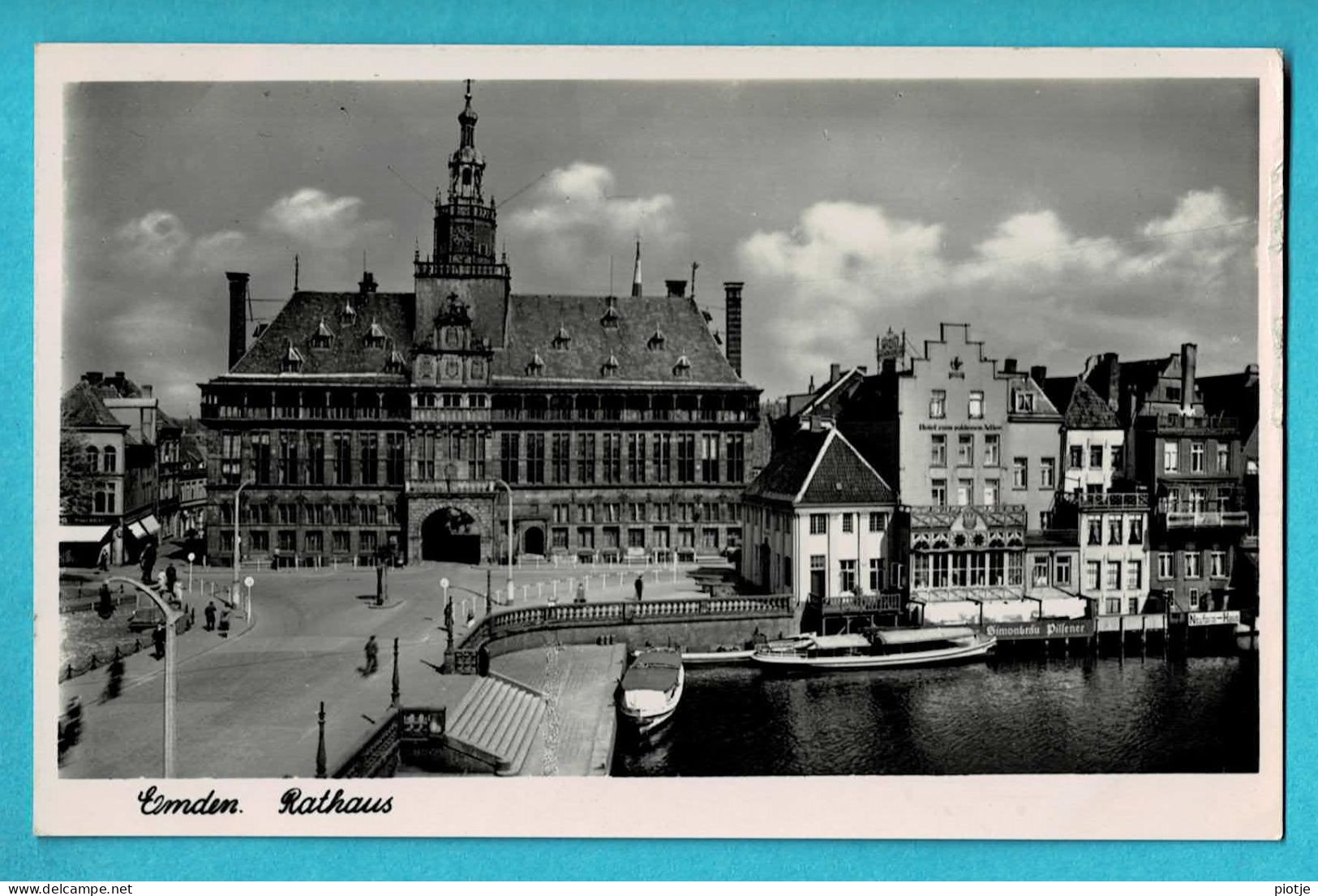 * Emden (Nedersaksen - Deutschland) * (Cramers Kunstanstalt) Rathaus, Hotel De Ville, Quai, Canal, Old, Rare - Emden