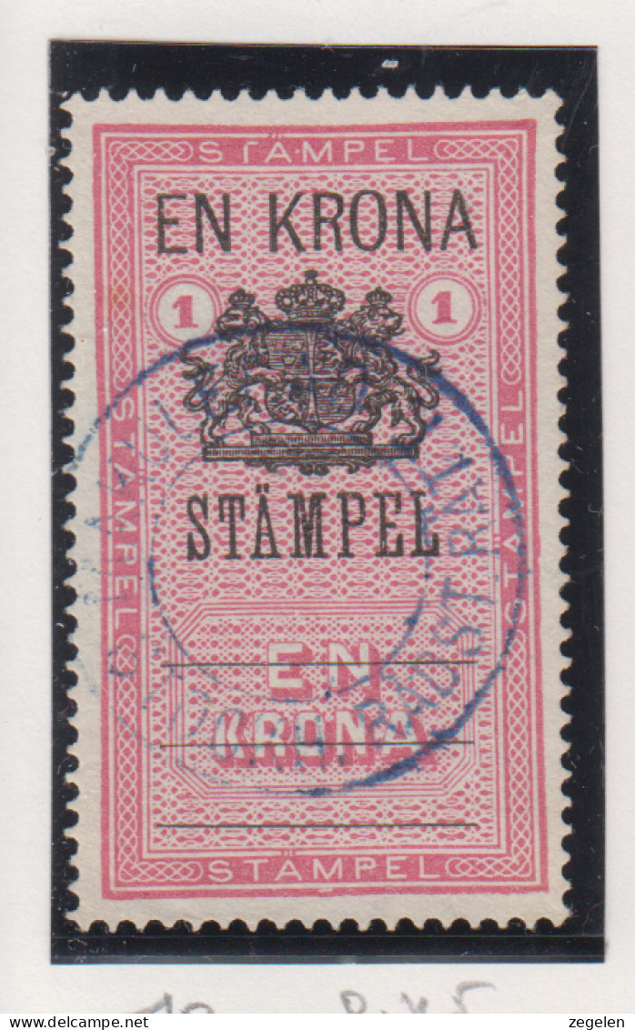 Zweden Fiskale Zegel Cat. Barefoot : Staempel(Documentary) 10 - Revenue Stamps