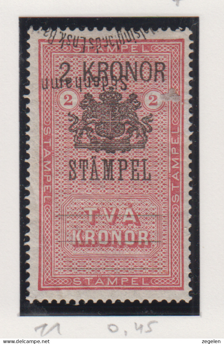 Zweden Fiskale Zegel Cat. Barefoot : Staempel(Documentary) 11 - Revenue Stamps