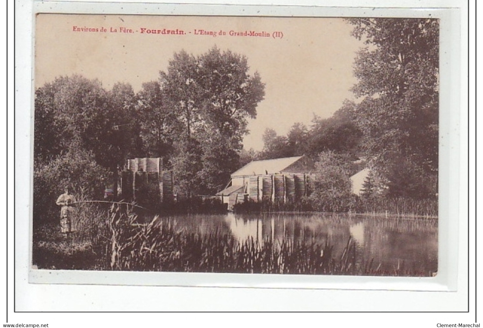 FOURDRAIN : L'etang Du Grand-moulin - Tres Bon Etat - Vic Sur Aisne