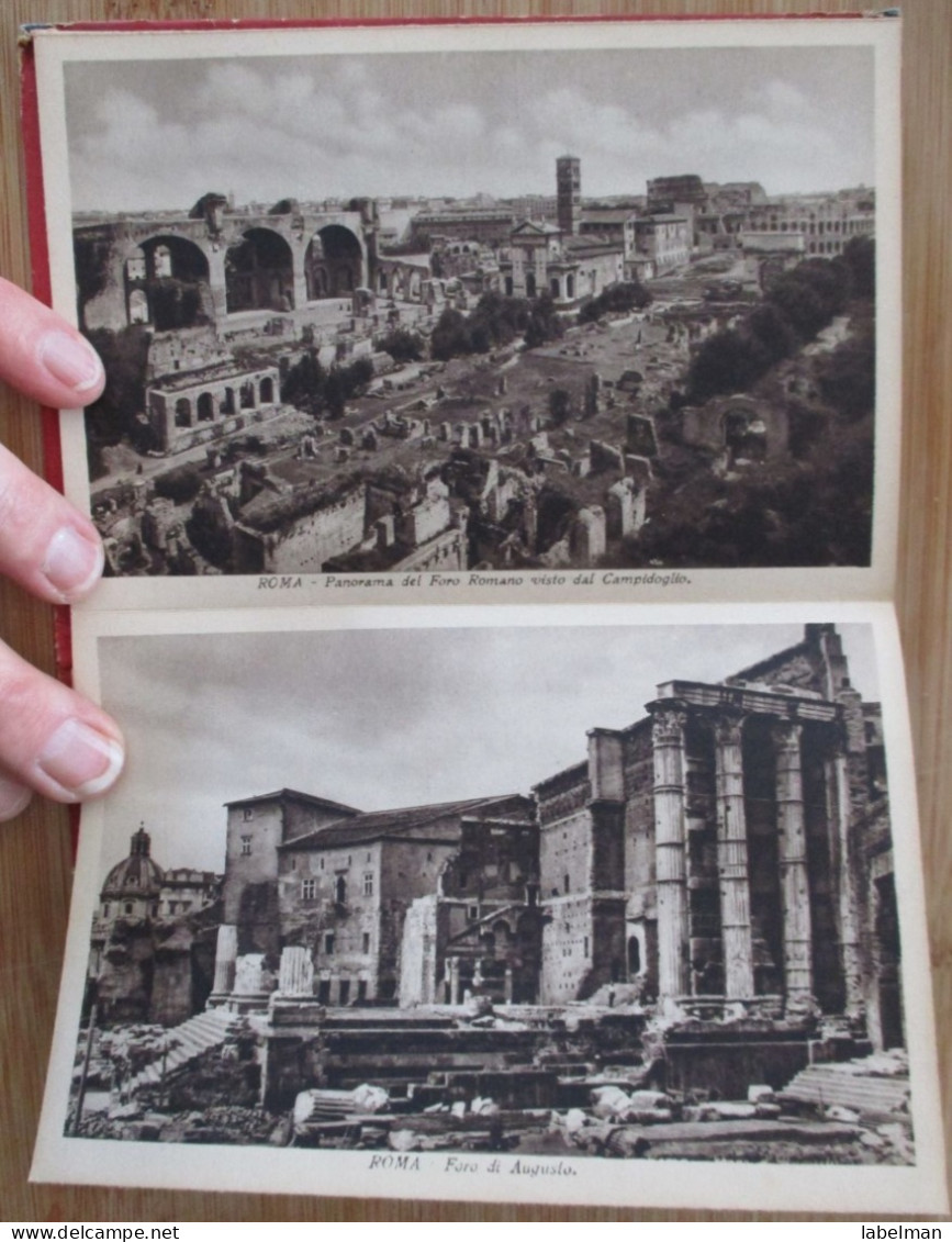 ITALY ROMA BOOKLET FOLDER SET BROCHURE MAP GUIDE KARTE CARD ANSICHTSKARTE POSTCARD CARTE POSTALE POSTKARTE PHOTO