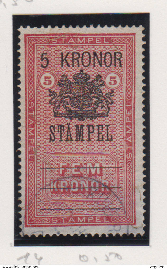 Zweden Fiskale Zegel Cat. Barefoot : Staempel(Documentary) 14 - Revenue Stamps