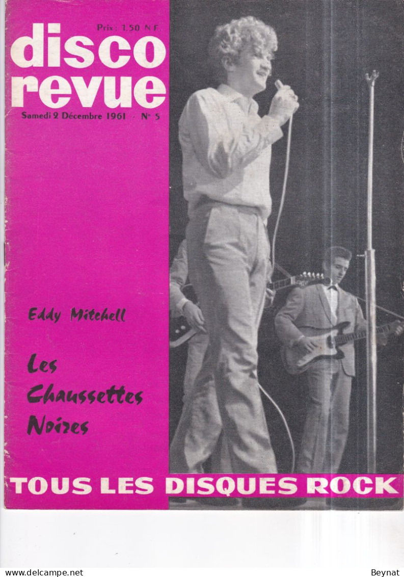 DISCO REVUE 1961 EDDY MITCHELL LES CHAUSSETTES NOIRES LES VAUTOURS SOPHIA LOREN - Música