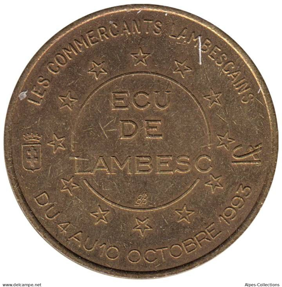 LAMBESC - EC0010.1 - 1 ECU DES VILLES - Réf: T4 - 1993 - Euros Des Villes