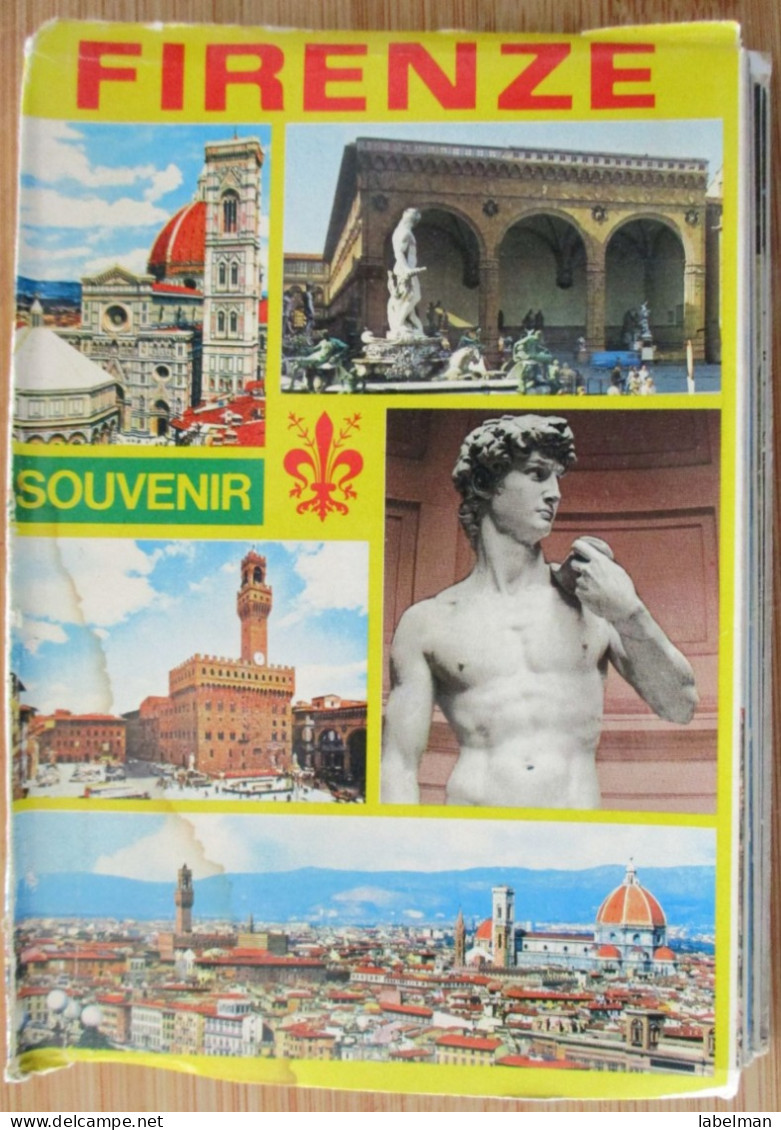 ITALY FIRENZE BOOKLET FOLDER SET BROCHURE MAP GUIDE KARTE CARD ANSICHTSKARTE POSTCARD CARTE POSTALE POSTKARTE PHOTO - Battipaglia