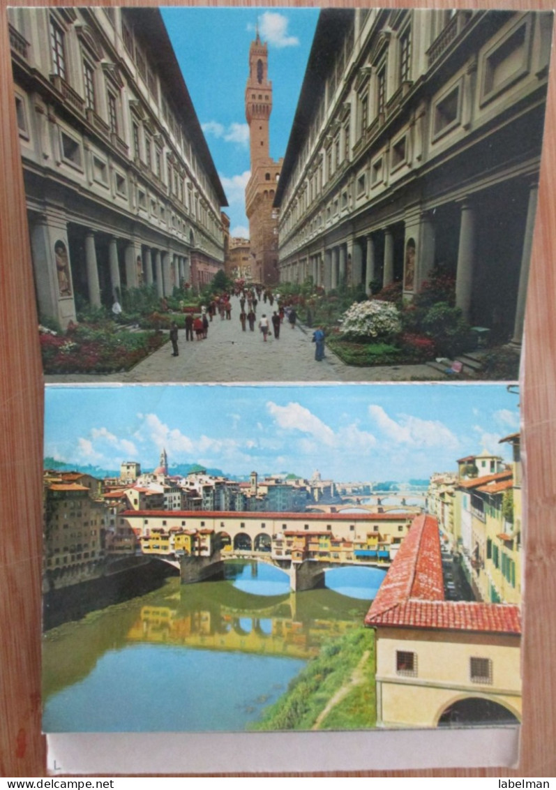 ITALY FIRENZE BOOKLET FOLDER SET BROCHURE MAP GUIDE KARTE CARD ANSICHTSKARTE POSTCARD CARTE POSTALE POSTKARTE PHOTO