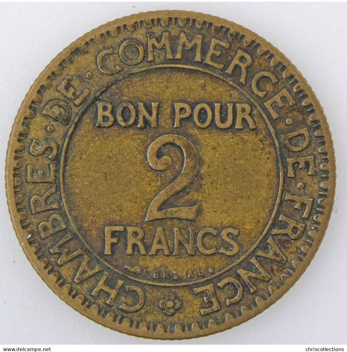 Chambre De Commerce, 2 Francs 1927, KM# 877,TB/TB - 2 Francs