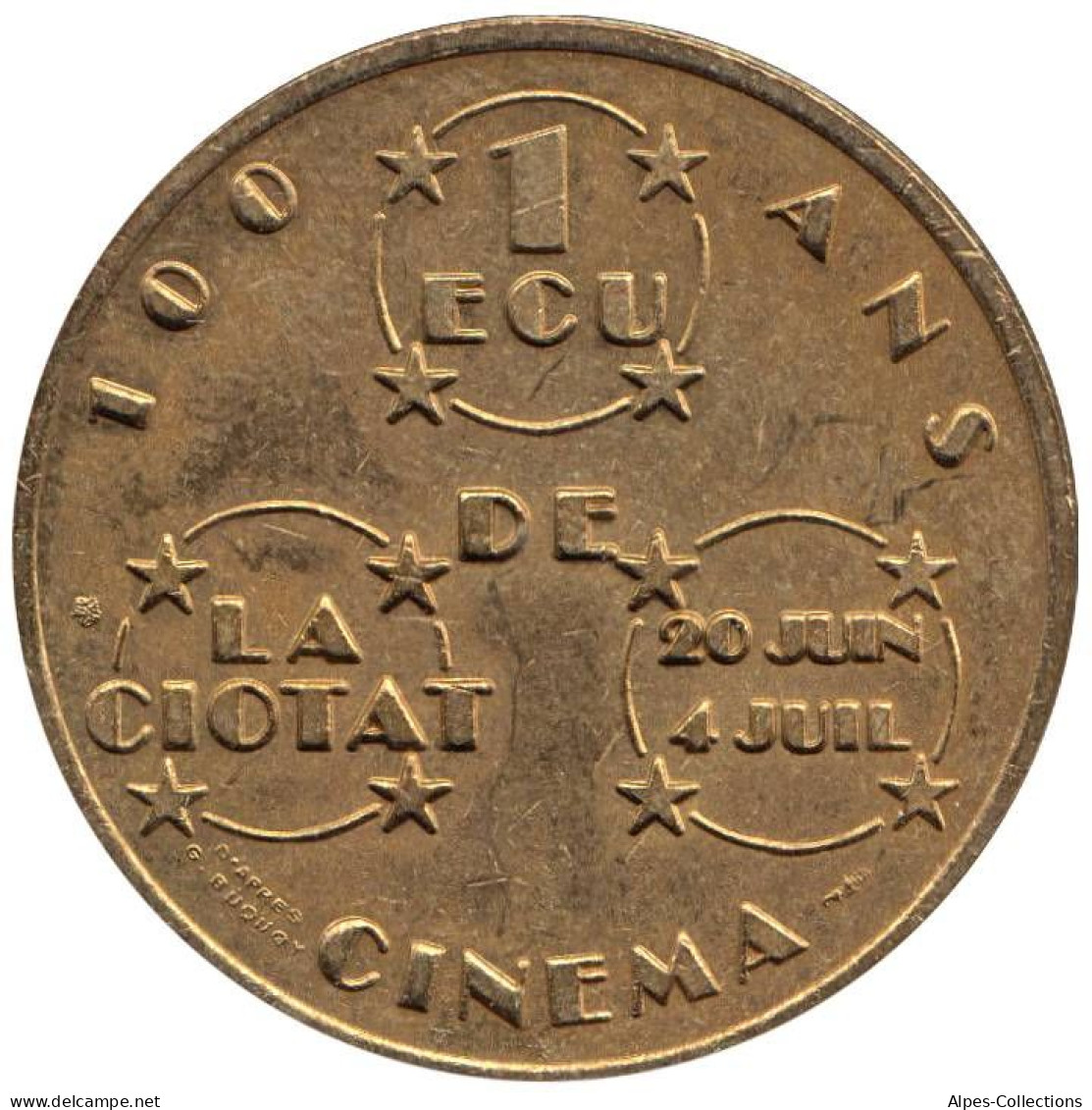 LA CIOTAT - EC0010.1 - 1 ECU DES VILLES - Réf: NR - 1995 - Euro Van De Steden