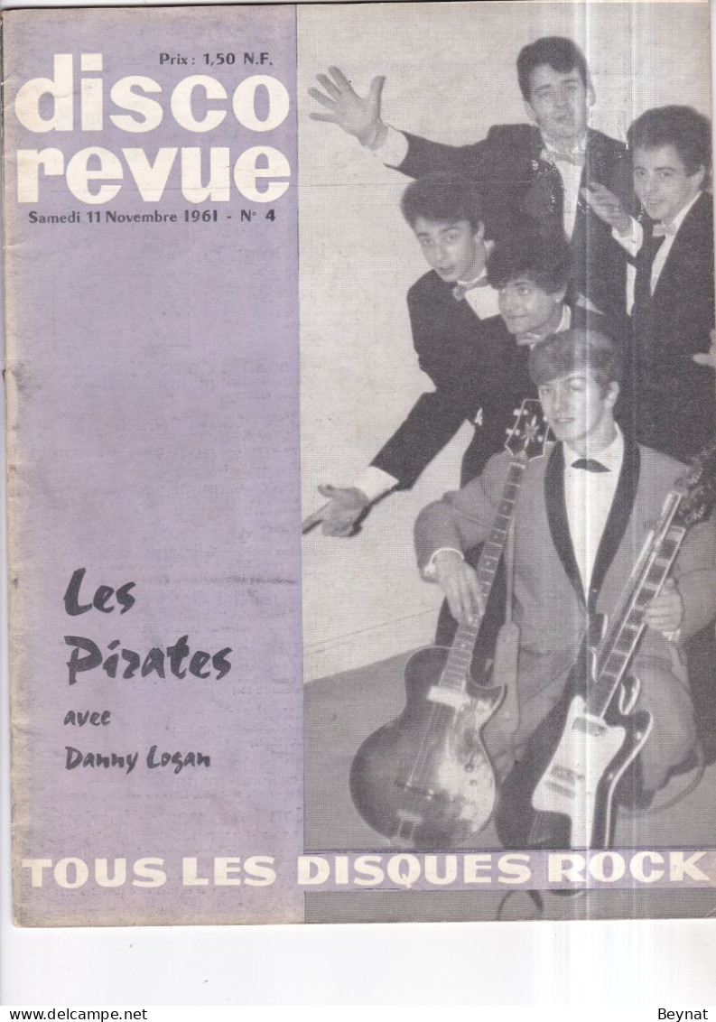 DISCO REVUE 1961 LES PIRATES HELEN SHAPIRO  ELVIS PRESLEY VINCE TAYLOR - Muziek