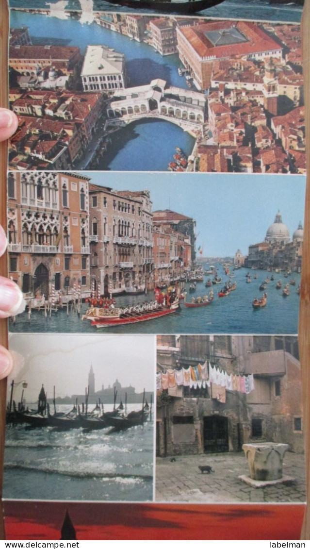 ITALY VENEZIA BOOKLET FOLDER SET BROCHURE MAP GUIDE KARTE CARD ANSICHTSKARTE POSTCARD CARTE POSTALE POSTKARTE PHOTO