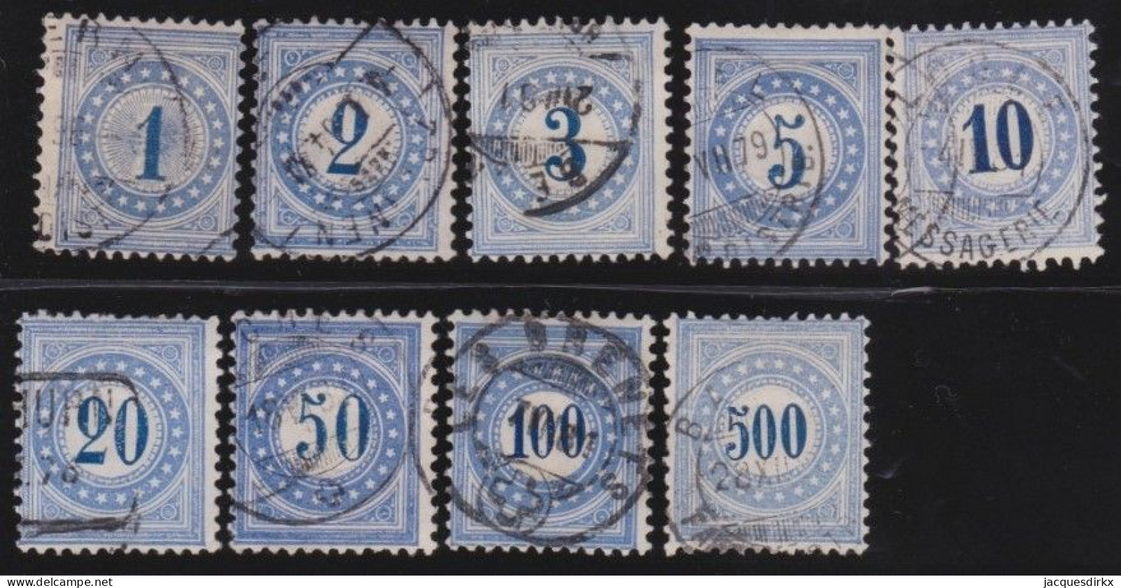 Suisse   .  Yvert  .     Taxe  1/9      .        O        .    Oblitéré - Postage Due