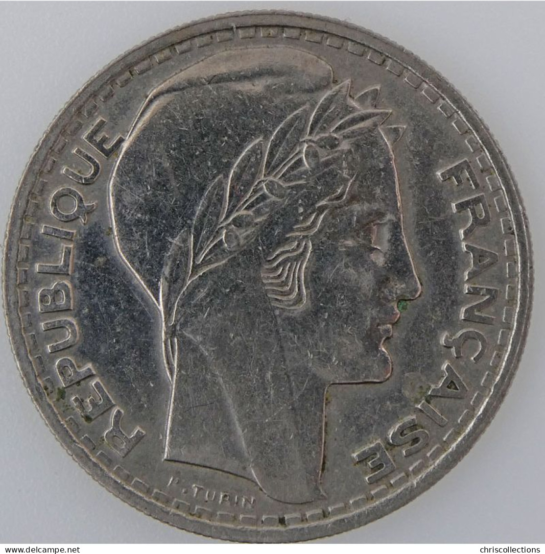 Turin, 10 Francs 1946 Rameaux Longs, KM#908.1, TTB - 10 Francs