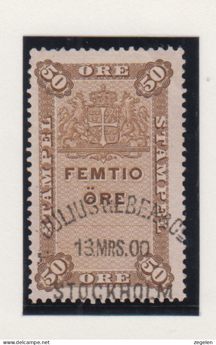 Zweden Fiskale Zegel Cat. Barefoot : Staempel(Documentary) 35 Tanding 13 - Revenue Stamps