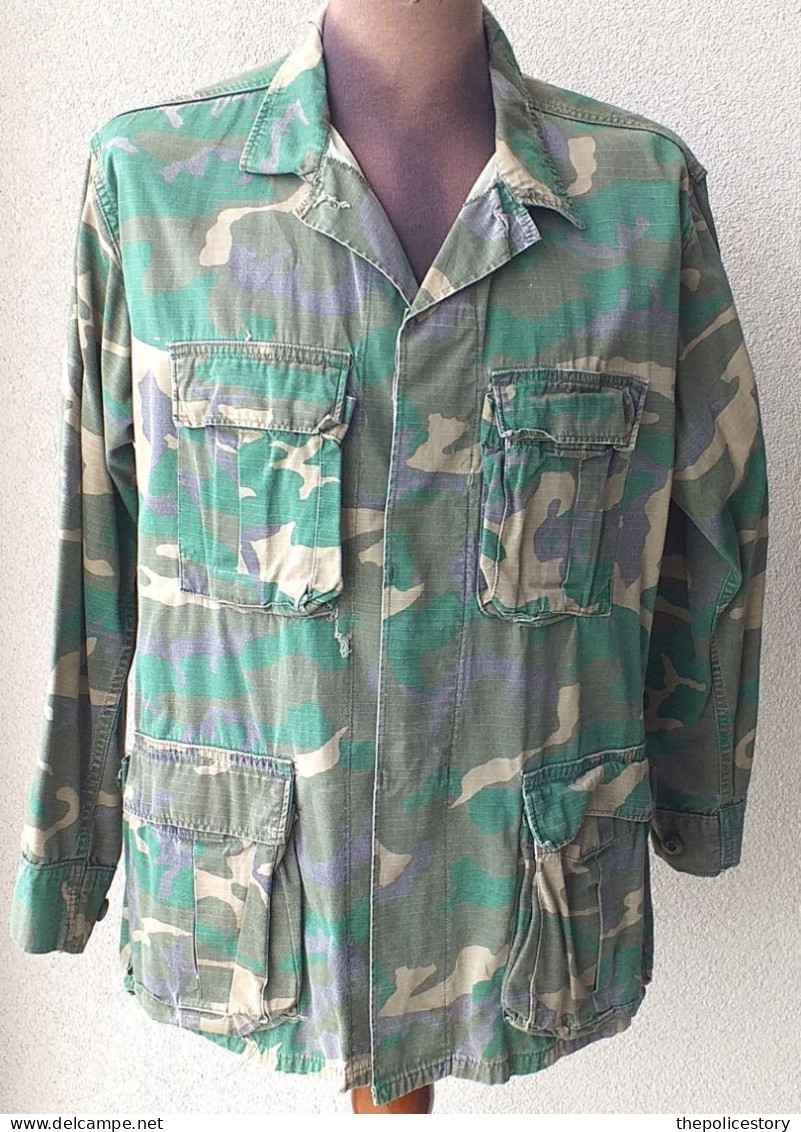 Jungle Jacket U.S. Army Mimetismo ERDL Anno Circa 1968 Originale Etichettata - Divise