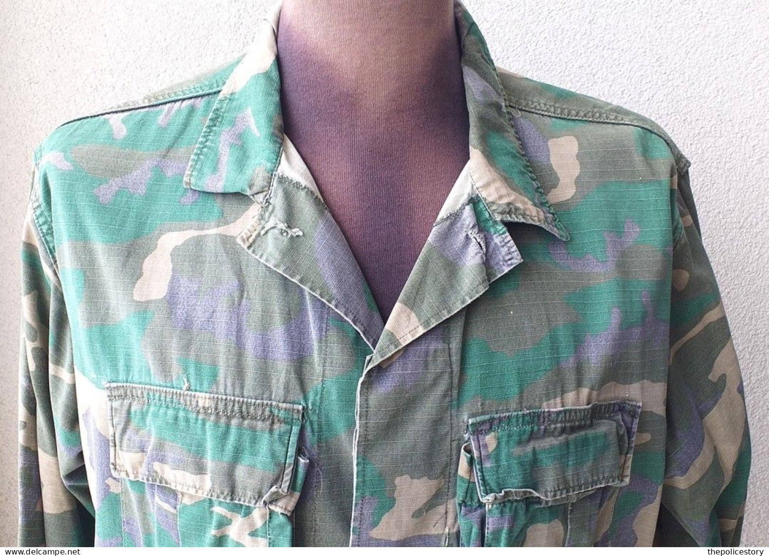 Jungle Jacket U.S. Army Mimetismo ERDL Anno Circa 1968 Originale Etichettata - Uniformen