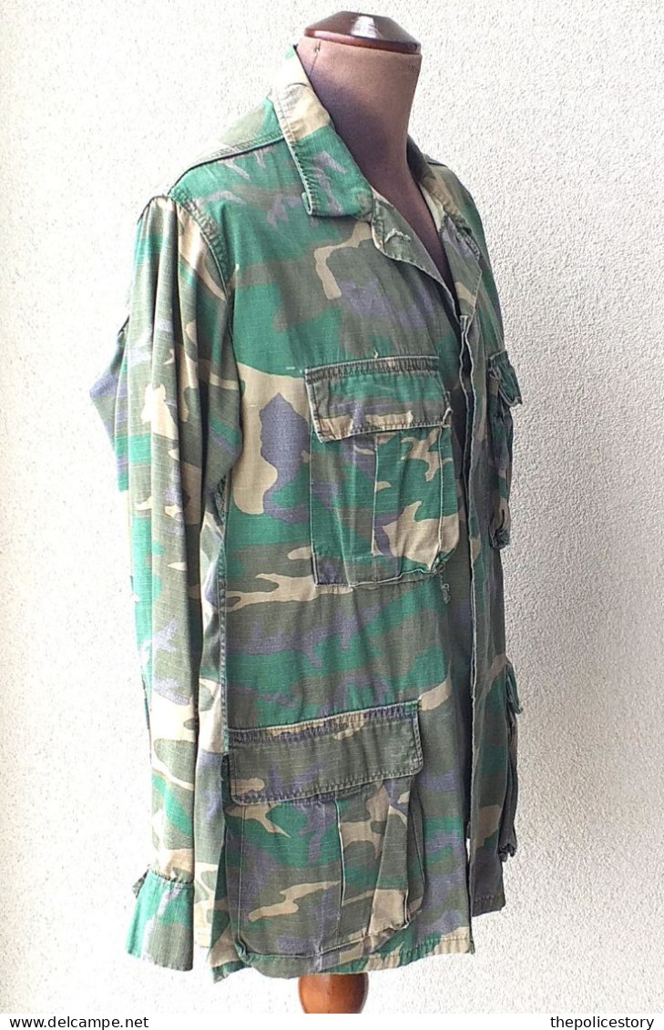 Jungle Jacket U.S. Army Mimetismo ERDL Anno Circa 1968 Originale Etichettata - Uniform