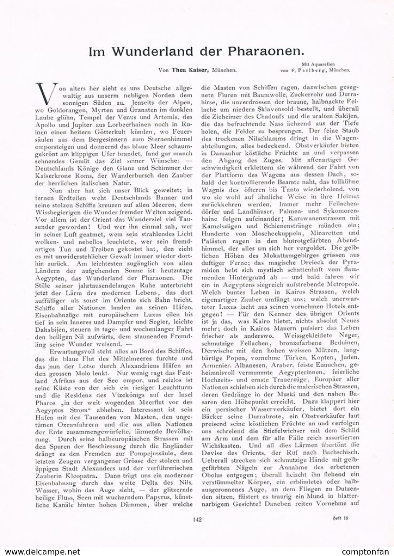 A102 1431 Thea Kaiser Wunderland Pharaonen Perlberg Ägypten Artikel 1906 - Autres & Non Classés