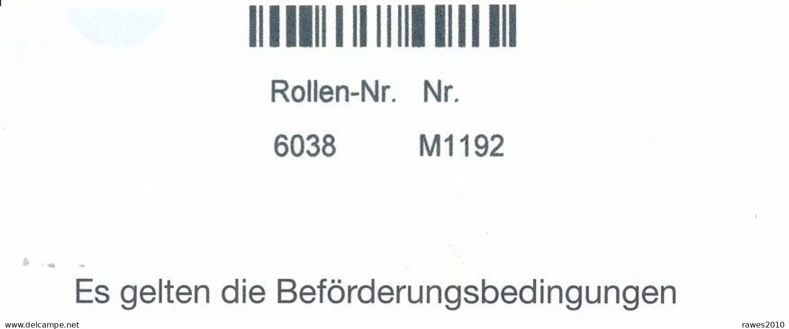 BRD Mannheim 2024 RNV - Fahrschein Eintel-Ticket Erw. Strassenbahn - Europe