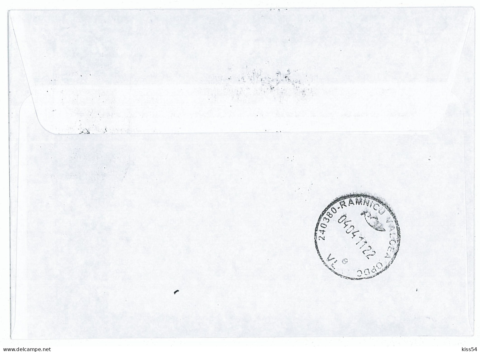 NCP 13 - 60-a FISHES, Sturgeon ( Huso Huso ), Romania - Registered - 2011 - Lettres & Documents