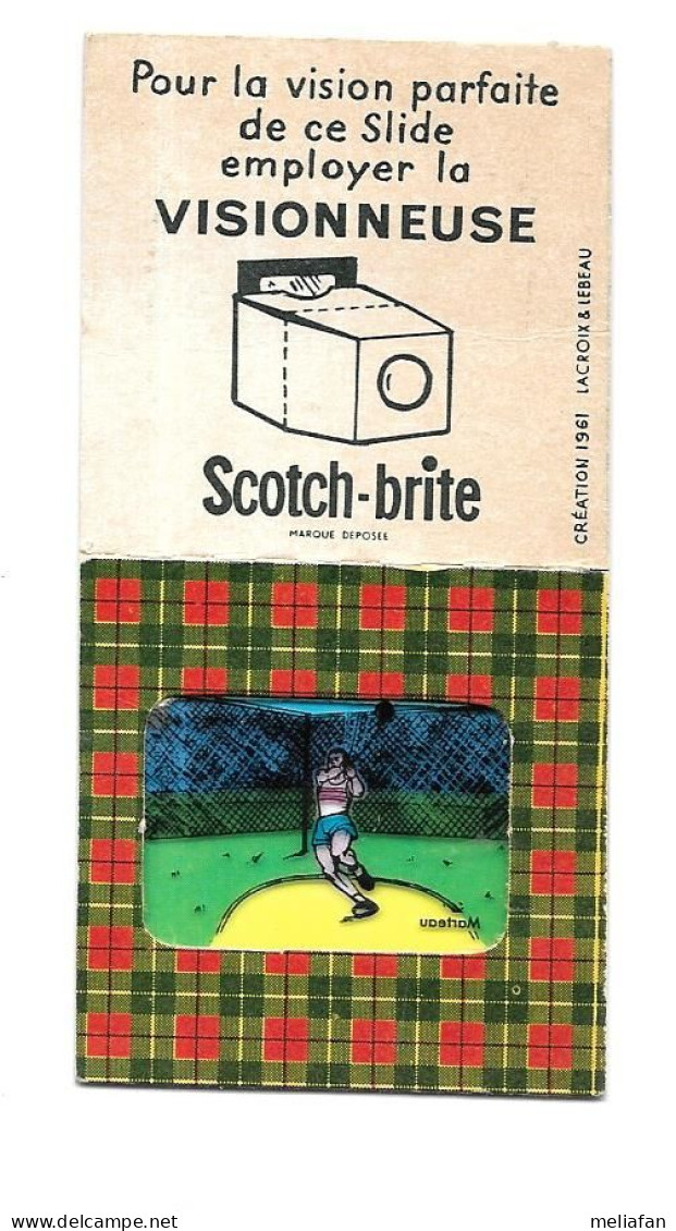 KB1336 - DIAPOSITIVE SCOTCH BRITE - LANCER DU MARTEAU ATHLETISME - Diapositives