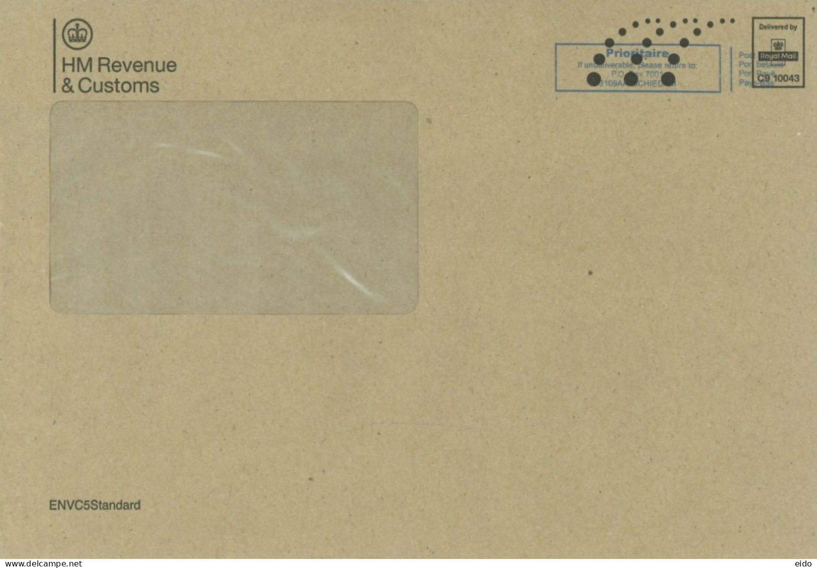 GREAT BRTAIN. - 2023, POSTAL FRANKING MACHINE COVER TO DUBAI. - Briefe U. Dokumente