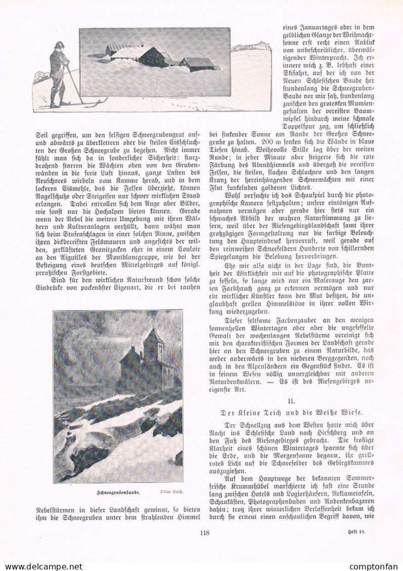 A102 1436 Kuhfahl Riesengebirge Schneegrube Schlesien Artikel 1905 - Otros & Sin Clasificación
