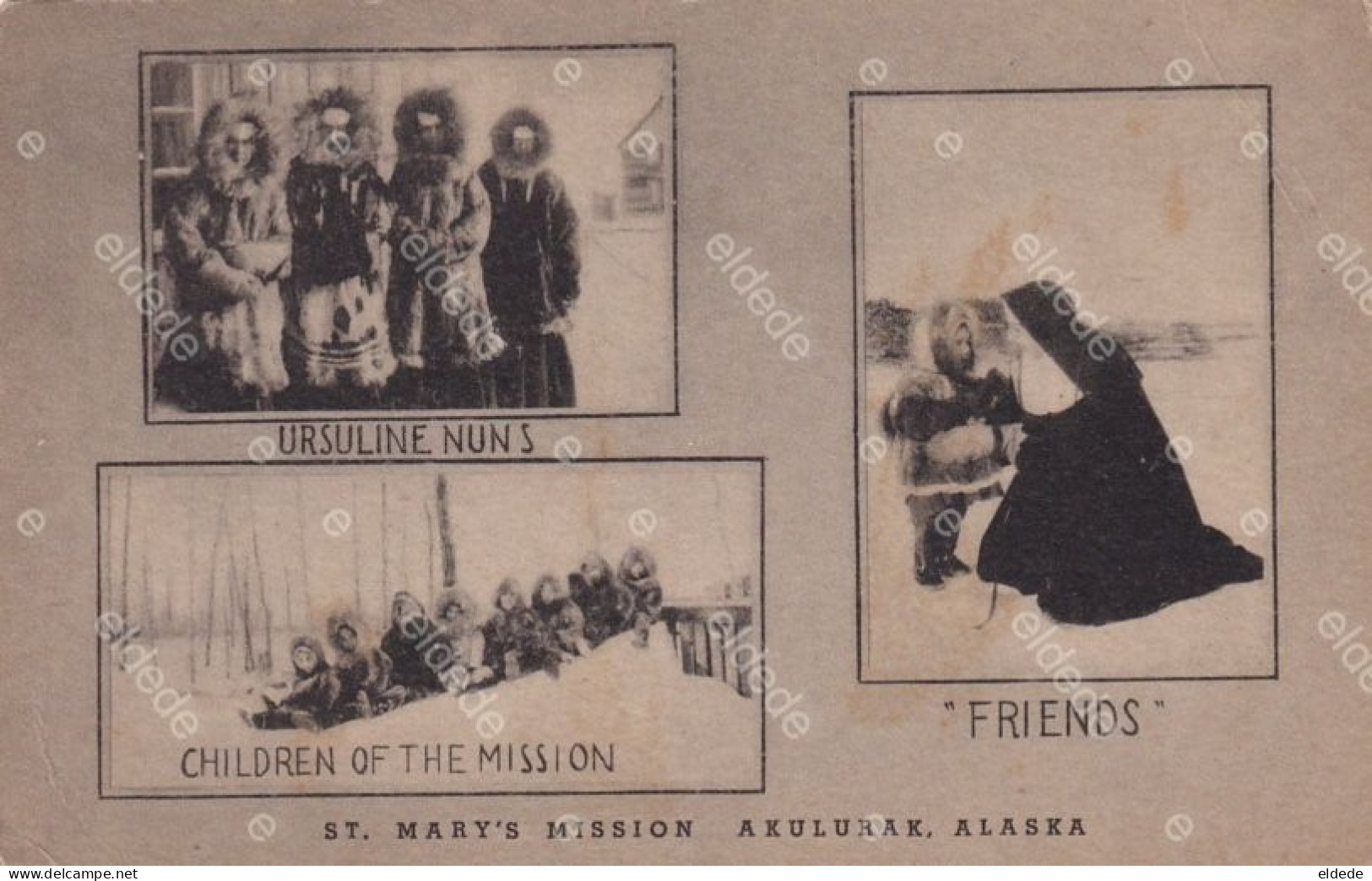 Akulurak Alaska St Mary Mission Ursuline Nuns  Thailand India Brasil China British Guiana Greece Manchoukuo - Autres & Non Classés