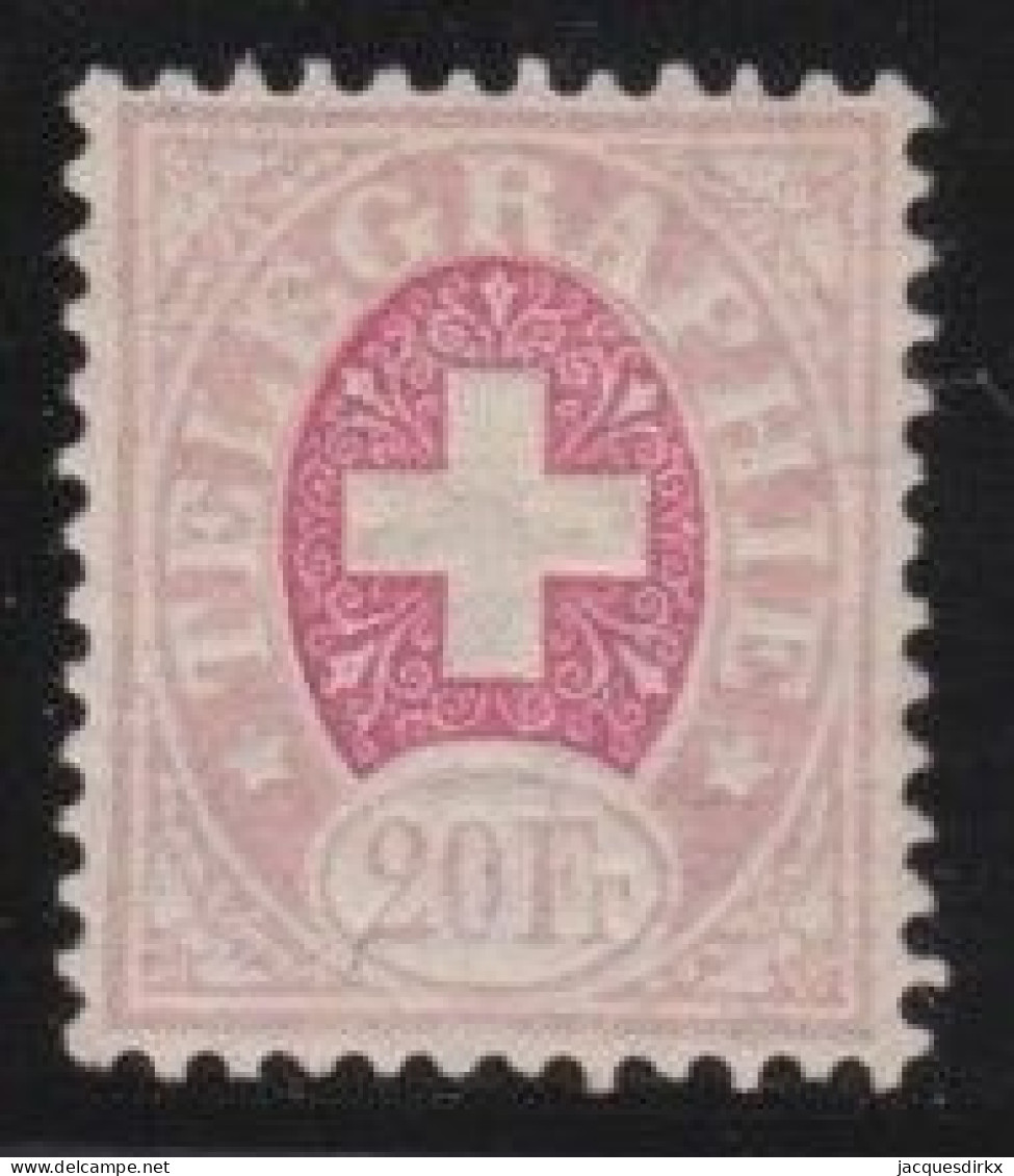 Suisse   .  Yvert  .     Telegraph   8A    .        *        .    Neuf Avec Gomme - Telégrafo