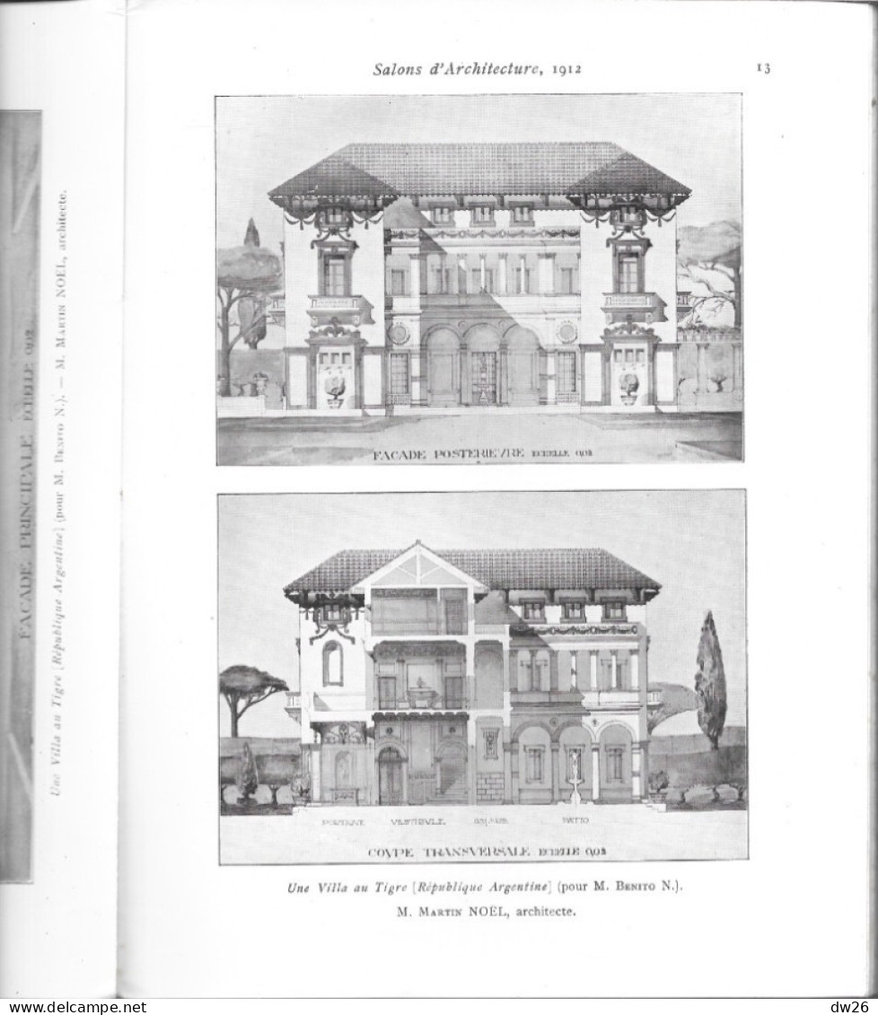 Société Nationale Des Beaux-Arts Et Artistes Français - Les Salons D'Architecture 1912 - Plans Et Photos - Kunst