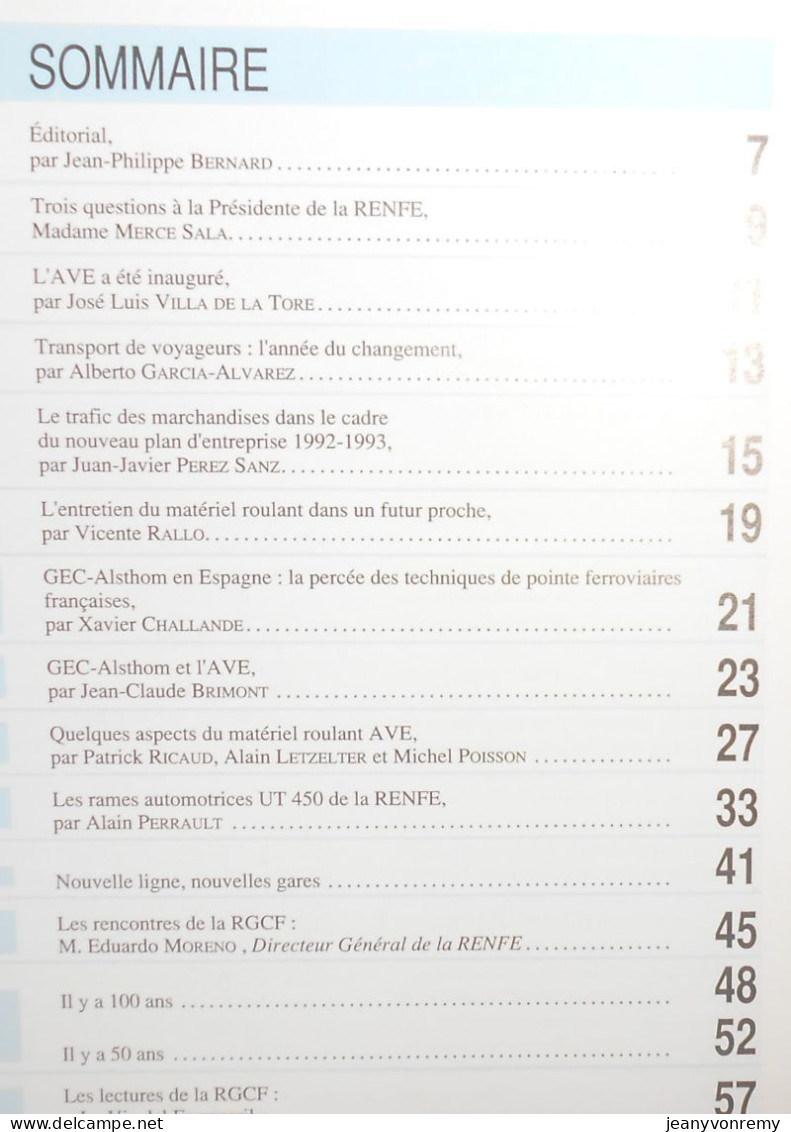 Revue Générale Des Chemins De Fer. N°6. Juin 1992 - Ferrocarril & Tranvías