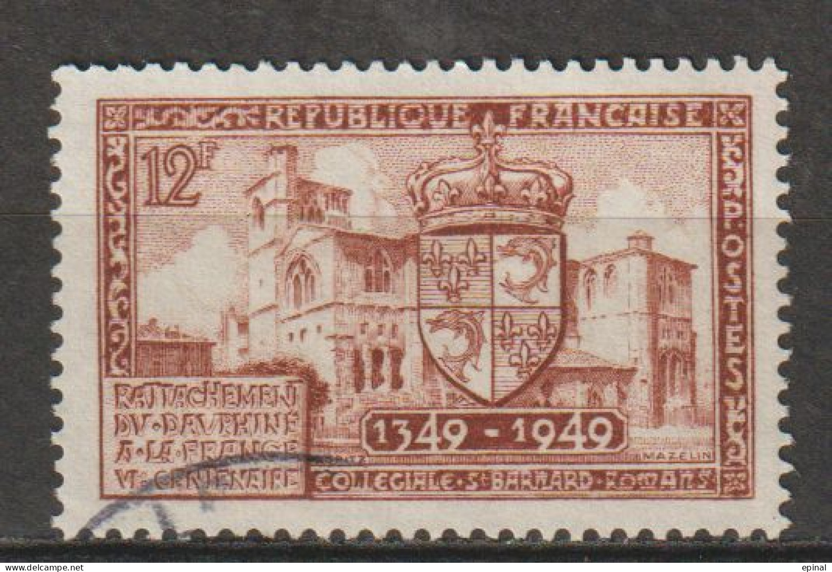 FRANCE : N° 839 Oblitéré (6e Centenaire Du Rattachement Du Dauphiné) - PRIX FIXE - - Used Stamps