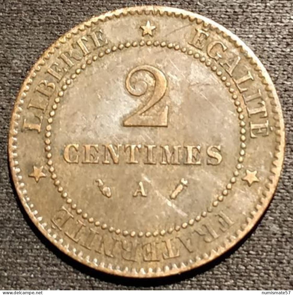 Pas Courant - FRANCE - 2 CENTIMES 1886 A - Cérès - Gad 105 - KM 827.1 - 2 Centimes