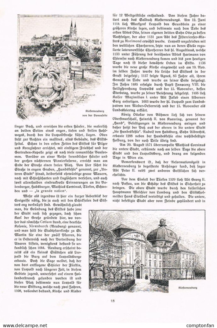 A102 1443-2 Franz Wytopil Klosterneuburg Franz Poledne Artikel 1908 - Autres & Non Classés