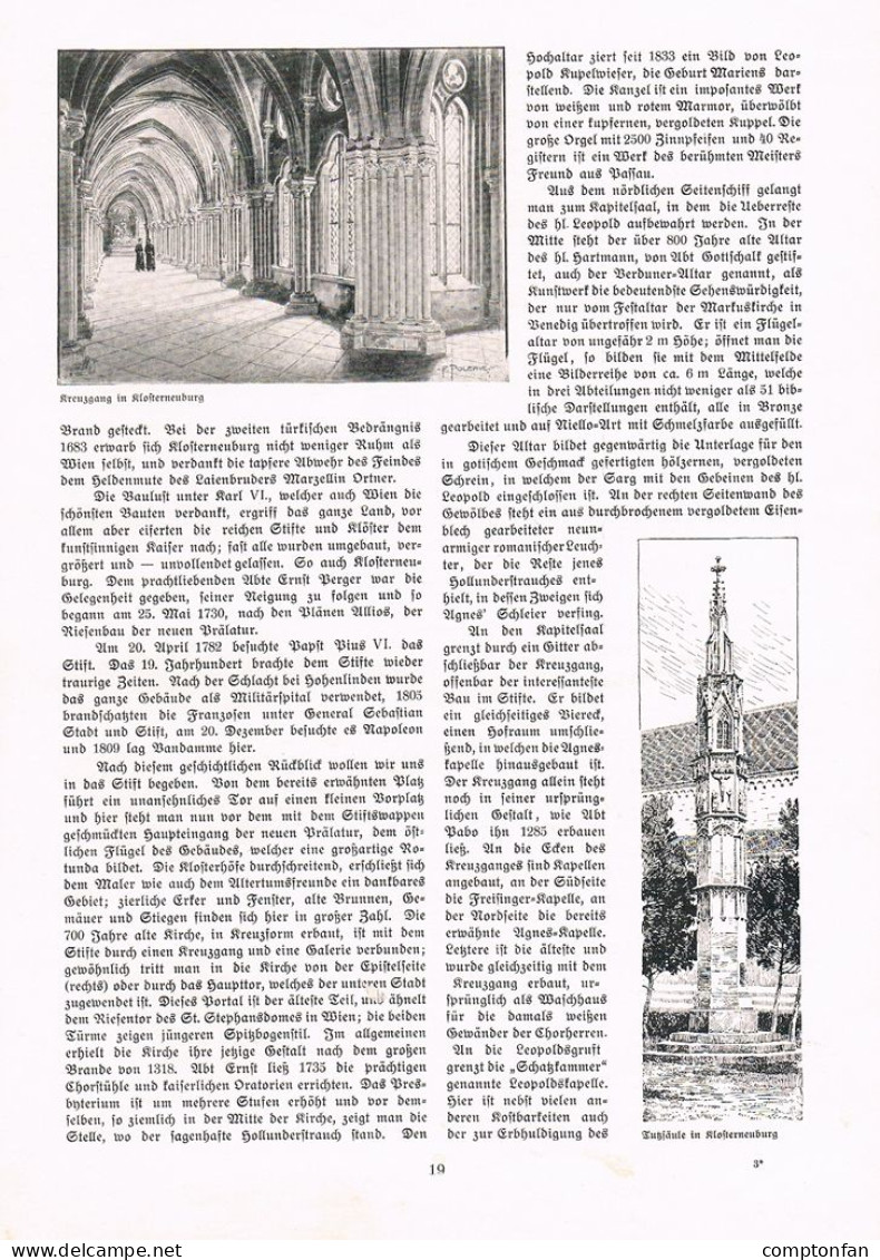 A102 1443-2 Franz Wytopil Klosterneuburg Franz Poledne Artikel 1908 - Sonstige & Ohne Zuordnung