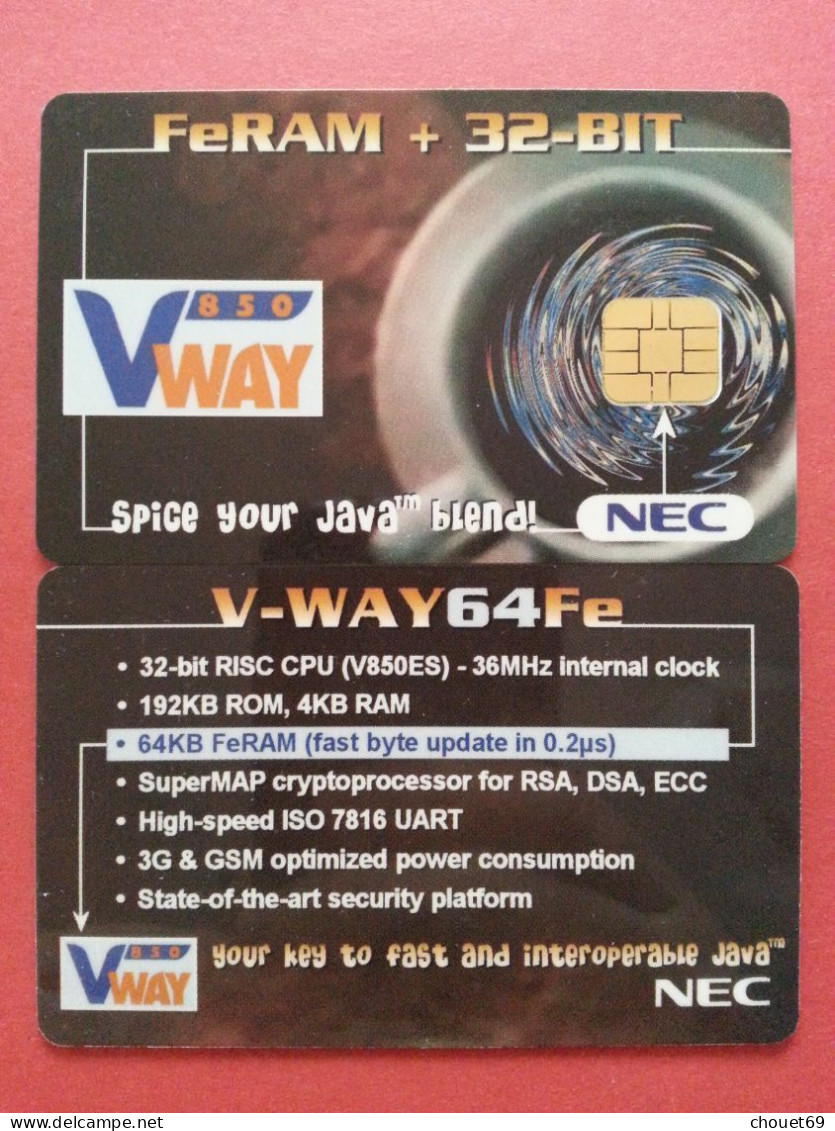 NEC VWAY 850 FERAM 32 BIT Carte Brillante Smart Demo (BA0415 - Origen Desconocido