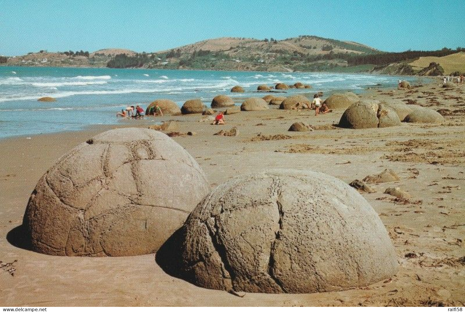 1 AK New Zealand * Moeraki Boulders - Eine Touristische Sehenswürdigkeit In Der Region Otago Auf Der Südinsel * - Neuseeland