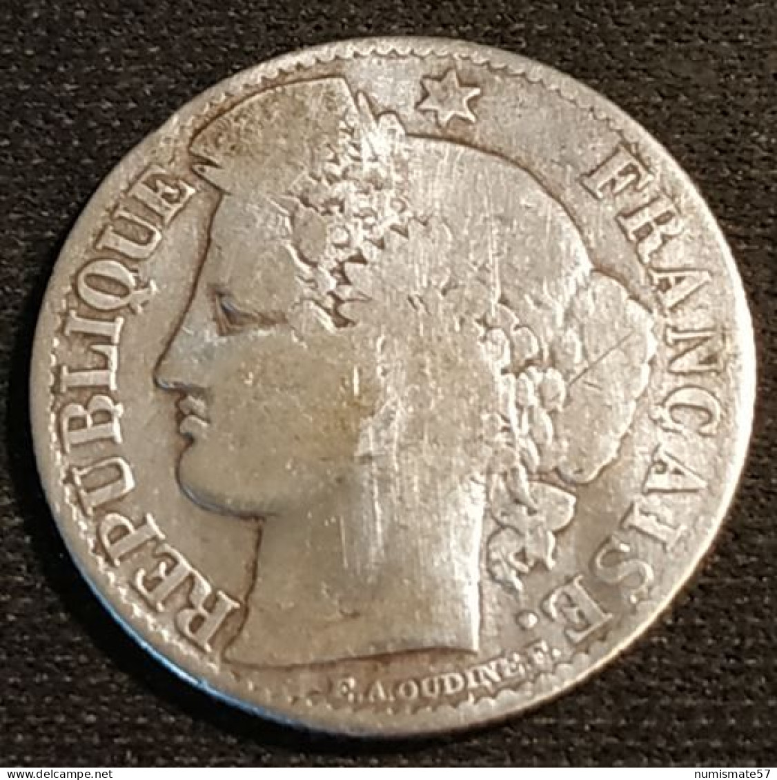 FRANCE - 50 CENTIMES 1888 A - Cérès IIIe République - Argent - Silver - Gad 419 - KM 834 - 50 Centimes