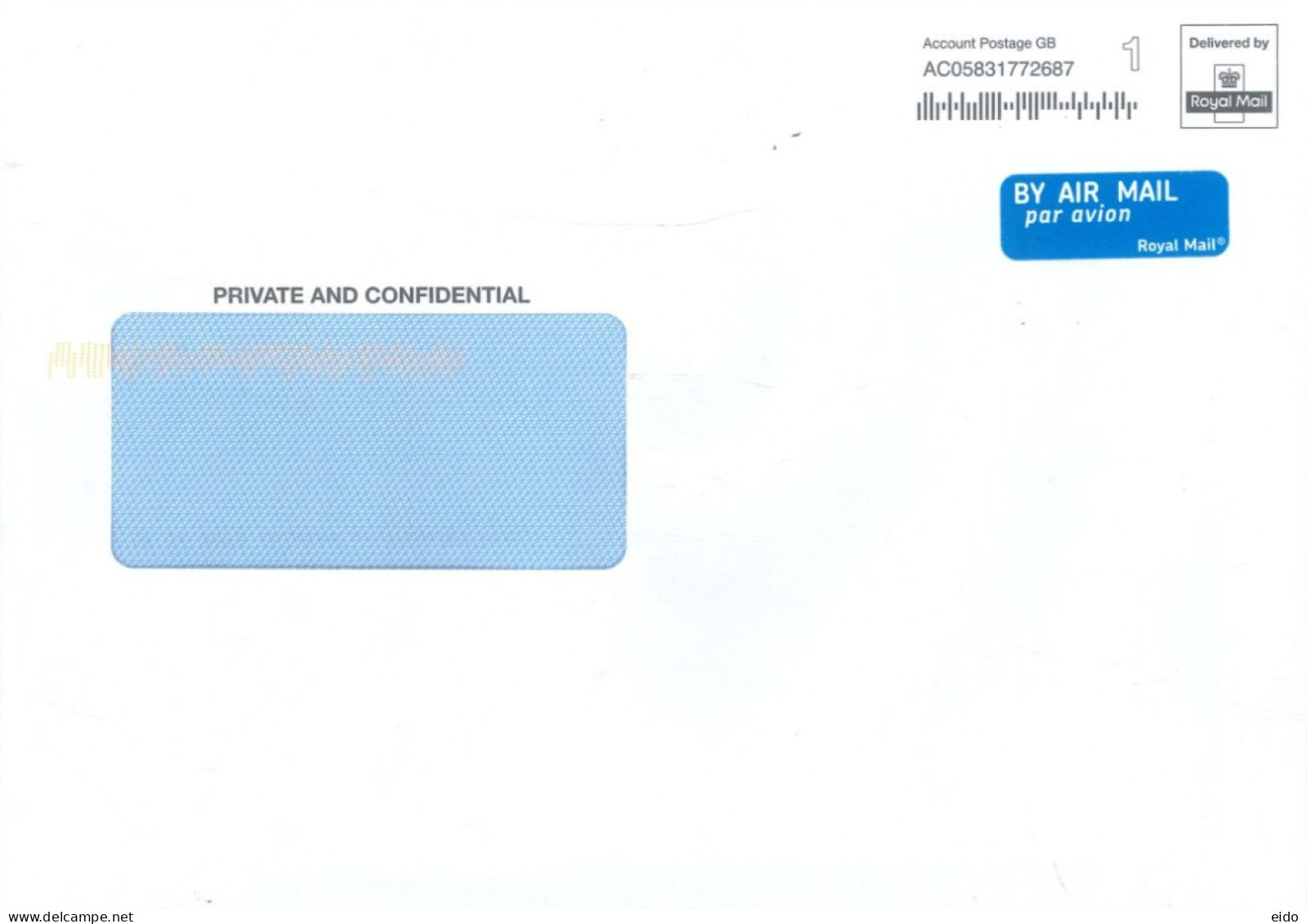 GREAT BRTAIN. - 2023, POSTAL FRANKING MACHINE COVER TO DUBAI. - Brieven En Documenten