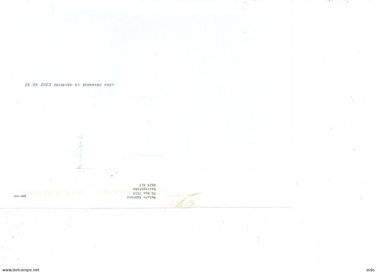 GREAT BRTAIN. - 2023, POSTAL FRANKING MACHINE COVER TO DUBAI. - Briefe U. Dokumente