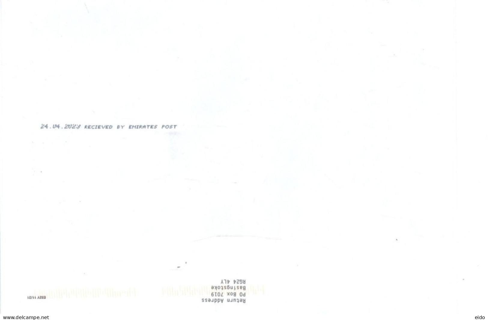 GREAT BRTAIN. - 2023, POSTAL FRANKING MACHINE COVER TO DUBAI. - Cartas & Documentos