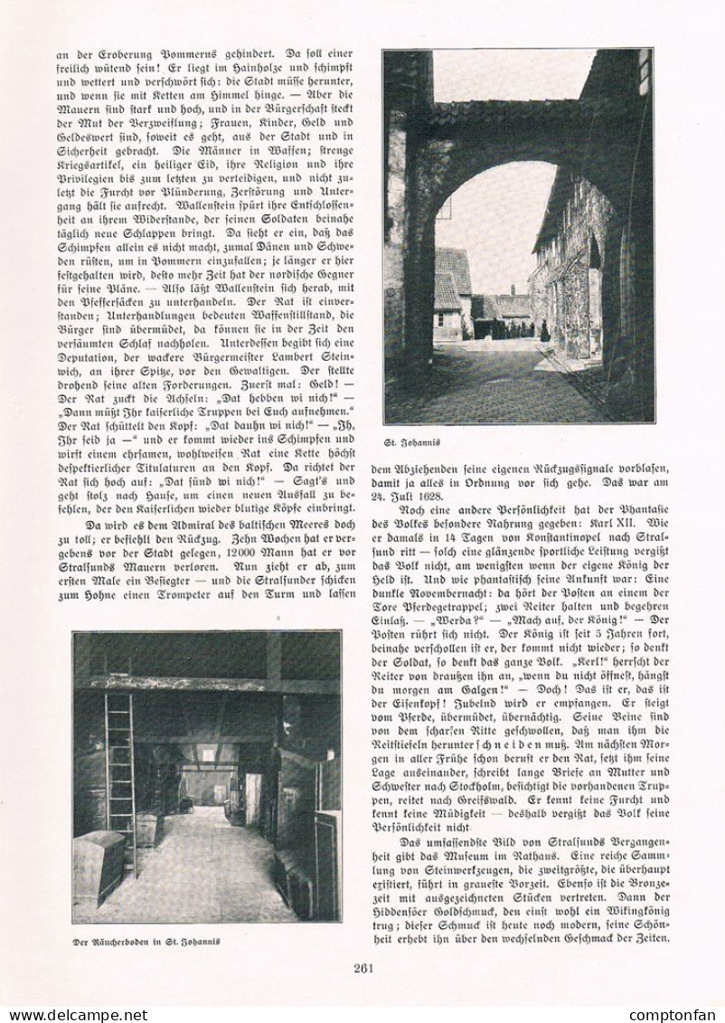A102 1450-2 Albert Halbe Hansestadt Stralsund Artikel 1908 - Autres & Non Classés