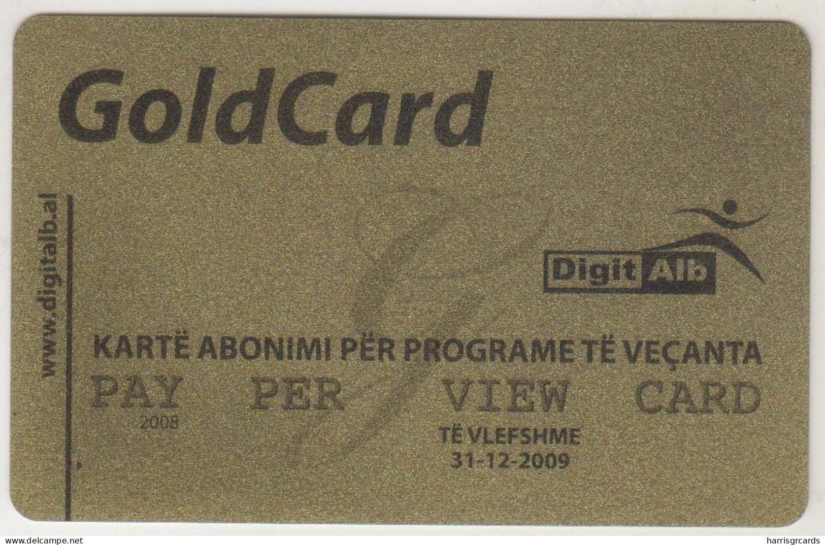 ALBANIA - Functional Card : TV Access, Digit Alb, Gold Card, Used - Albanien