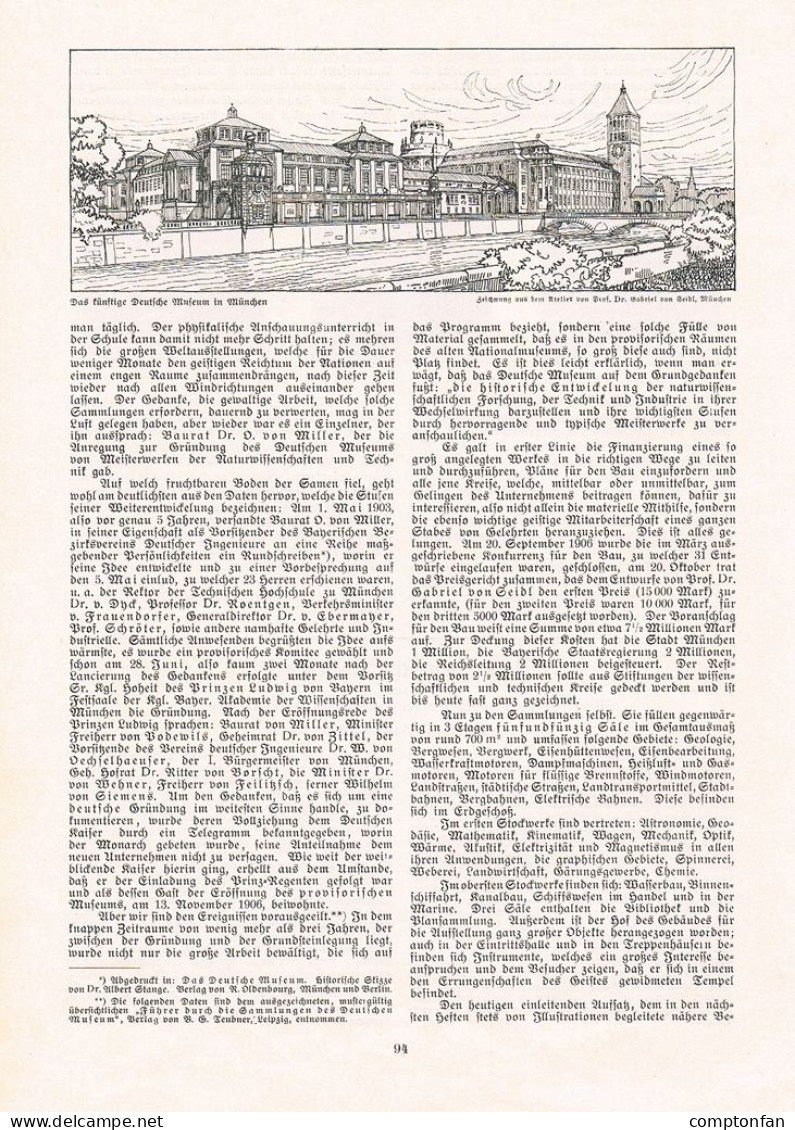 A102 1451-2 Rudolf Goldlust München Deutsche Museum Artikel 1908 - Altri & Non Classificati